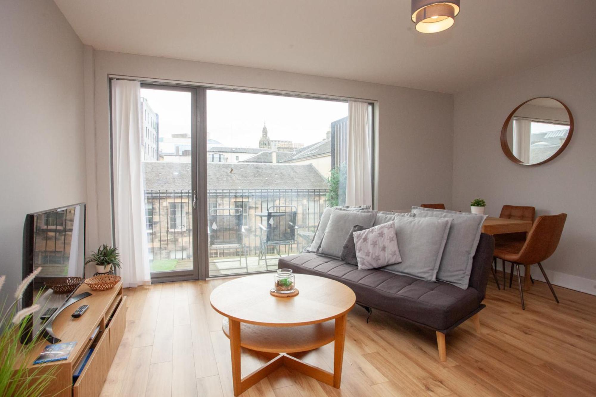 1 Bedroom Flat In The Heart Of Merchant City 格拉斯哥 外观 照片